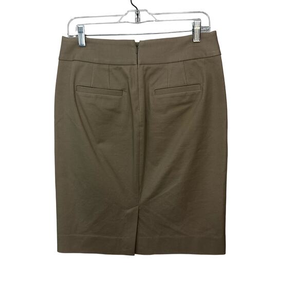 Banana Republic Tan Pencil Skirt Size 6 Career Academia Professional Lined Work - Picture 3 of 6